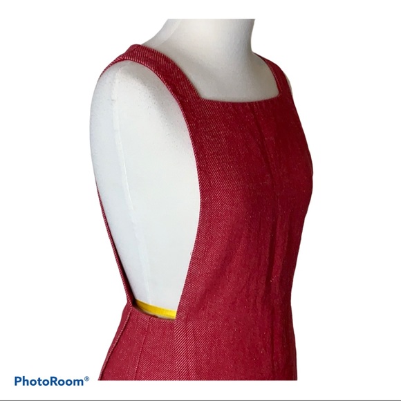 Kate Spade Saturday Apron red vintage Dress size 2 - Picture 2 of 15